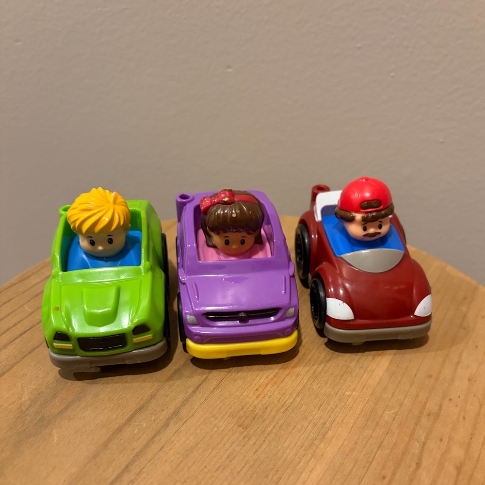 Fisher Price Little People Wheelies 3” Vehicles